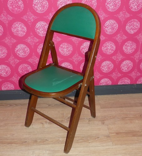 Sedia pieghevole vintage - sedia,